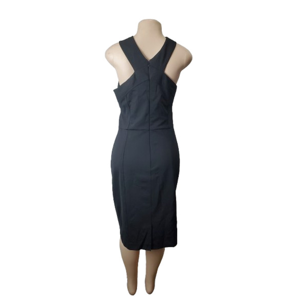 Cynthia Steffe women's black criss-cross dress size 10 - Picture 2 of 4